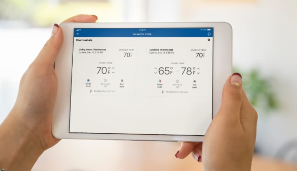 Thermostat control in Topeka